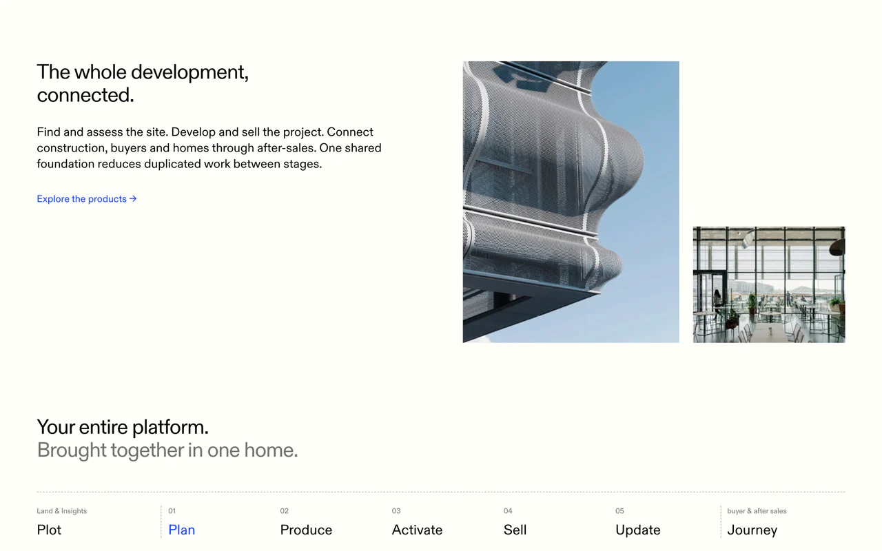 Newbuilds.com: "The whole development, connected."